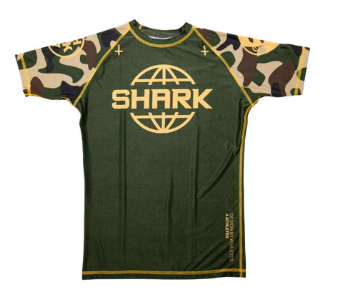 Licra grappling Shark boxing SKB97 camo oro