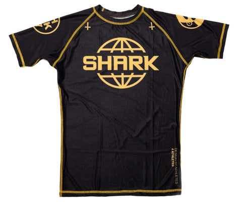 Rashguard MMA Shark Boxing SKB97  negro oro