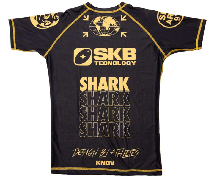 Rashguard MMA Shark Boxing SKB97 (negro/oro) 1