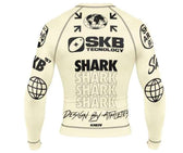 Rashguard grappling Shark SKB97 beige