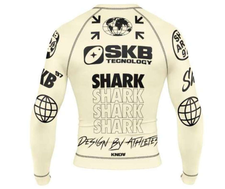 Rashguard grappling Shark SKB97 (beige) 1
