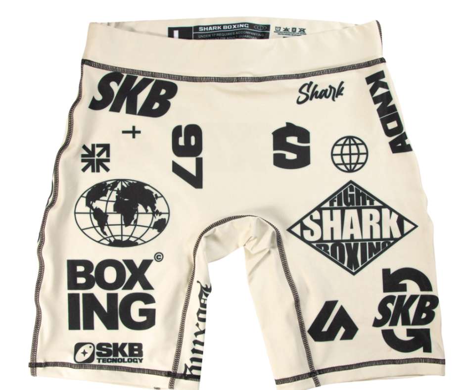 Pantalón licra grappling Shark SKB97 beige