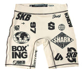 Pantalón licra grappling Shark SKB97 beige