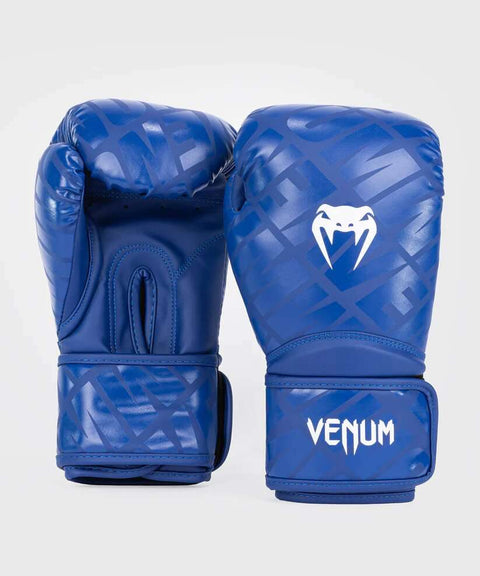 Guantes contender 1.5 Venum muay thai azul blanco