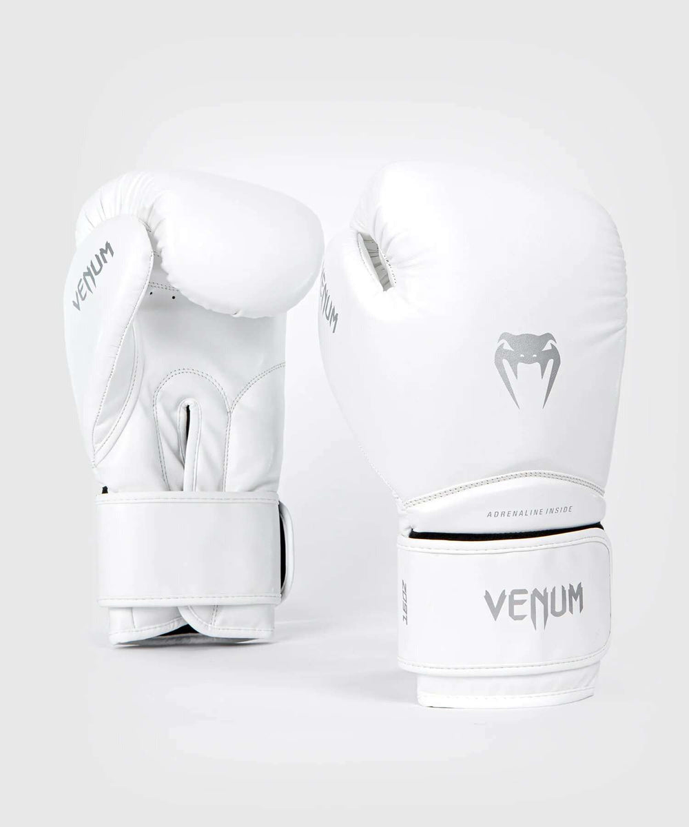 Guantes contender 1.5 Venum kick boxing (blanco/gris) 1
