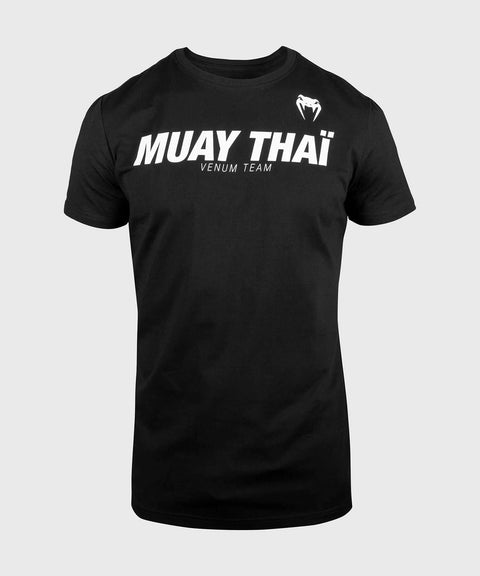 Camiseta muay thai Venum VT negra blanco