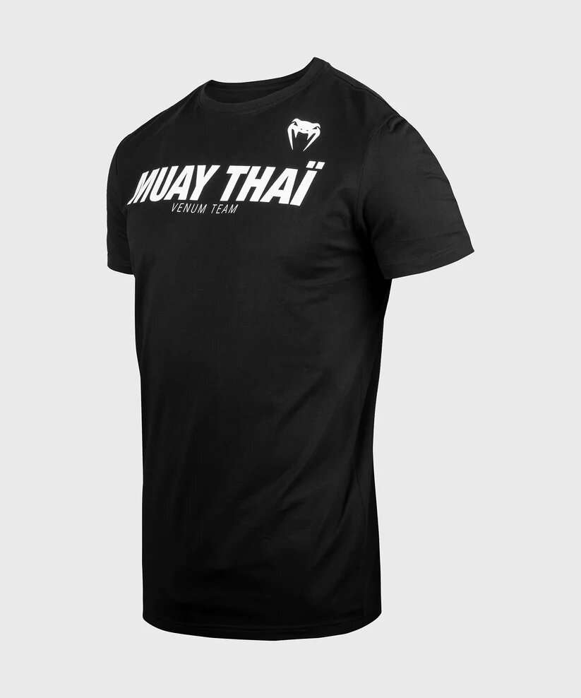 Camiseta muay thai Venum VT (negra/blanco) 2