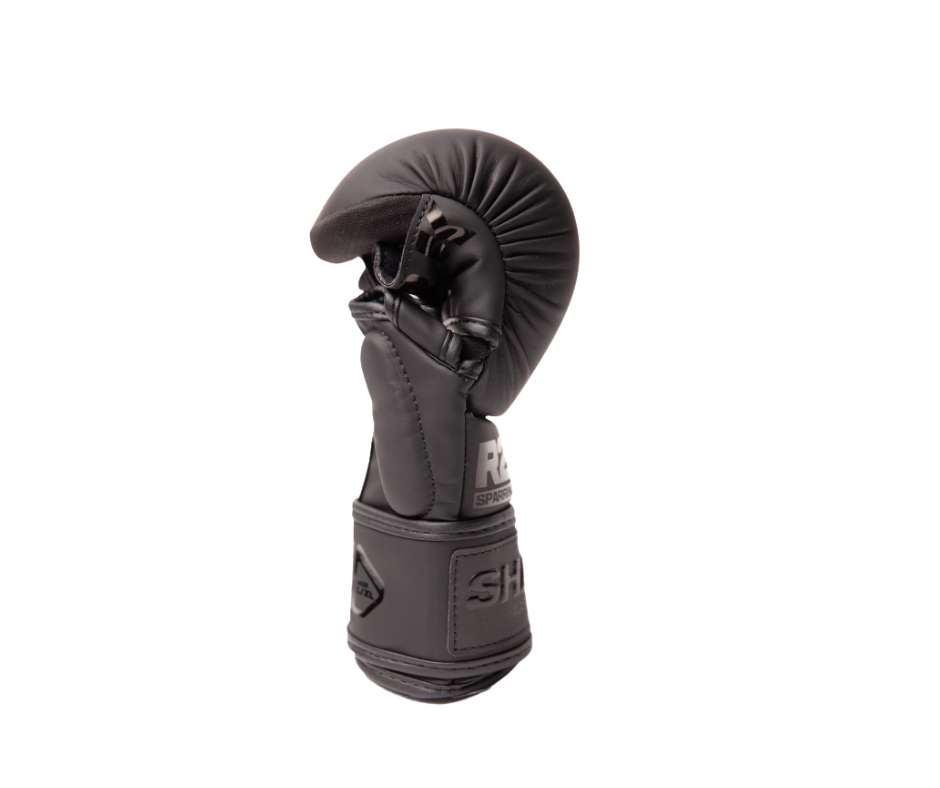 Guantes MMA Shark R2 negra mate 2