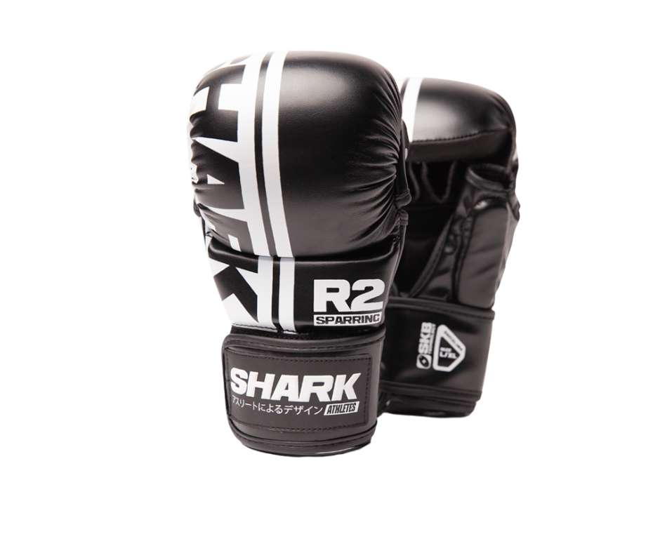 Guantillas MMA Shark R2 negro blanco