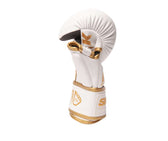 Guantes MMA Shark R2 blanco oro