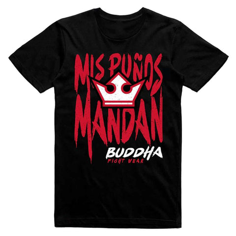 Camiseta mis puños Buddha negra