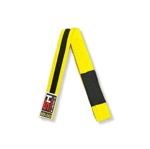 Cinturón infantil Brazilian Jiu Jitsu SH amarillo negro