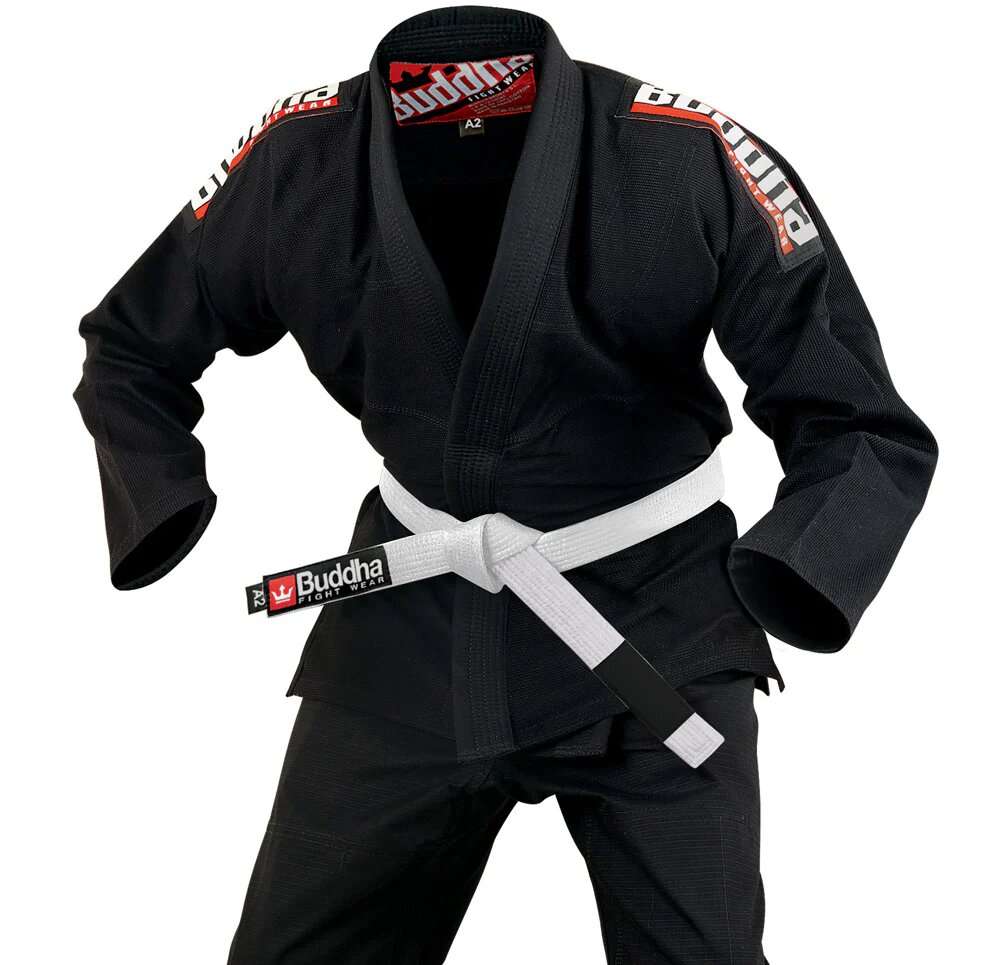 Kimono BJJ negro Buddha infinity