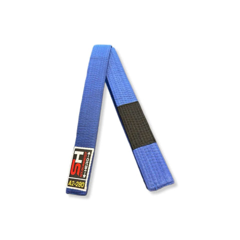 Cinturón infantil BJJ azul Strongest Hero