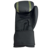 Guantes muay thai Utuk negro verde militar