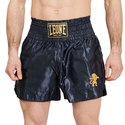 Pantalon Leone muay thai AB970 azul navy