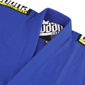Kimono BJJ infinity Buddha azul royal + cinturón blanco