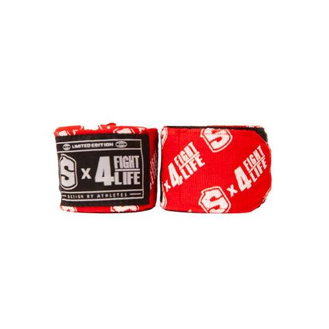 Vendas boxeo Shark F4L rojas 5 metros