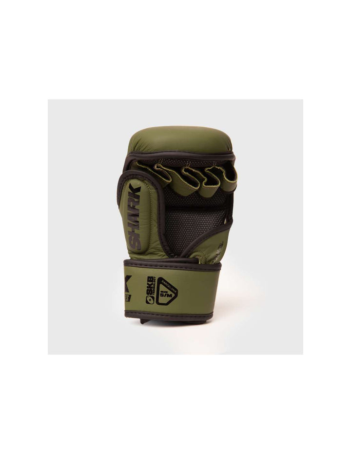 Guantillas MMA Shark pro combat verde (3)