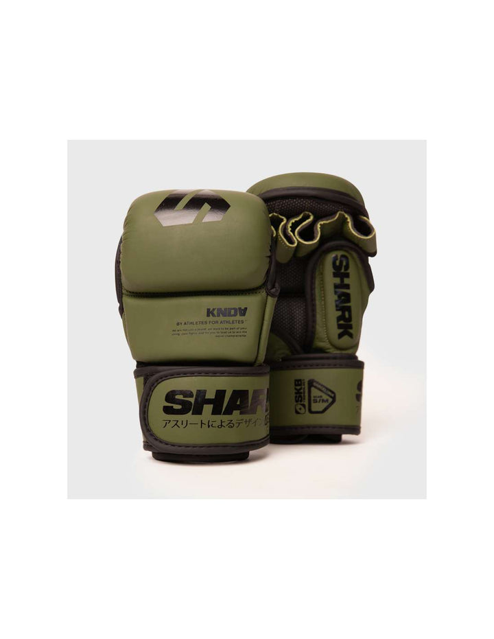 Guantillas MMA Shark pro combat verde