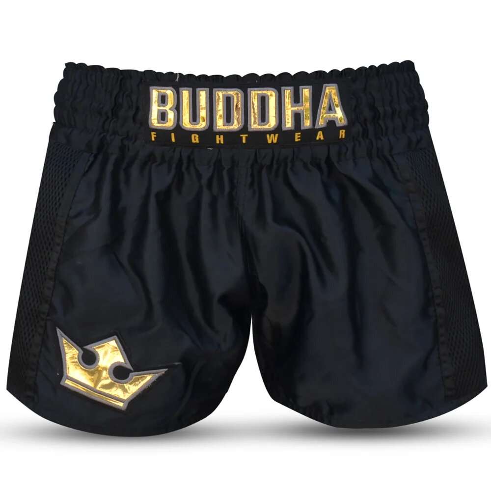 Pantalón muay thai Buddha premium negro