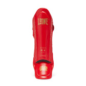 Espinilleras muay thai Leone DNA roja