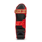 Espinilleras muay thai Leone DNA roja