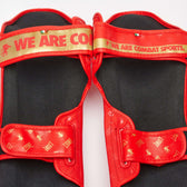 Espinilleras muay thai Leone DNA roja