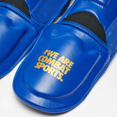 Espinilleras kick boxing Leone DNA azul