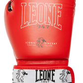 Guantes muay thai Leone iconic rojo