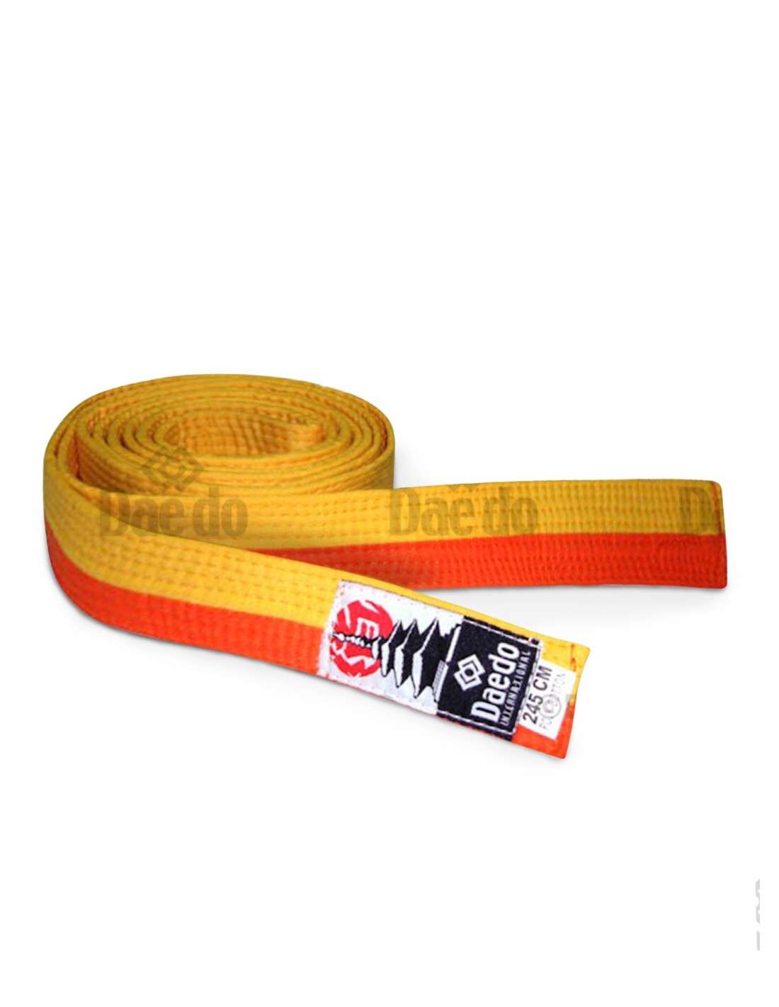 Cinturón taekwondo Daedo amarillo naranja