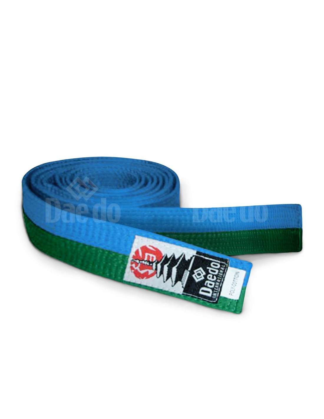 Cinturón artes marciales Daedo verde azul