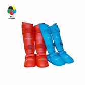Espinilleras Arawaza azul WKF