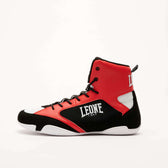 Botas Boxeo Leone 1947 CL110 | Piel Sintética Rojo
