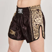 Short Muay Thai Leone 1947 AB968 Haka | Negro y Oro