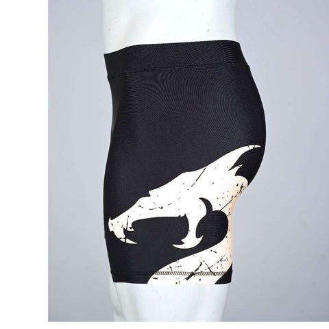 Short grappling Utuk negra blanca