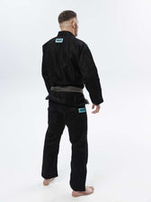 Kimono BJJ Manto X5 negro turquesa