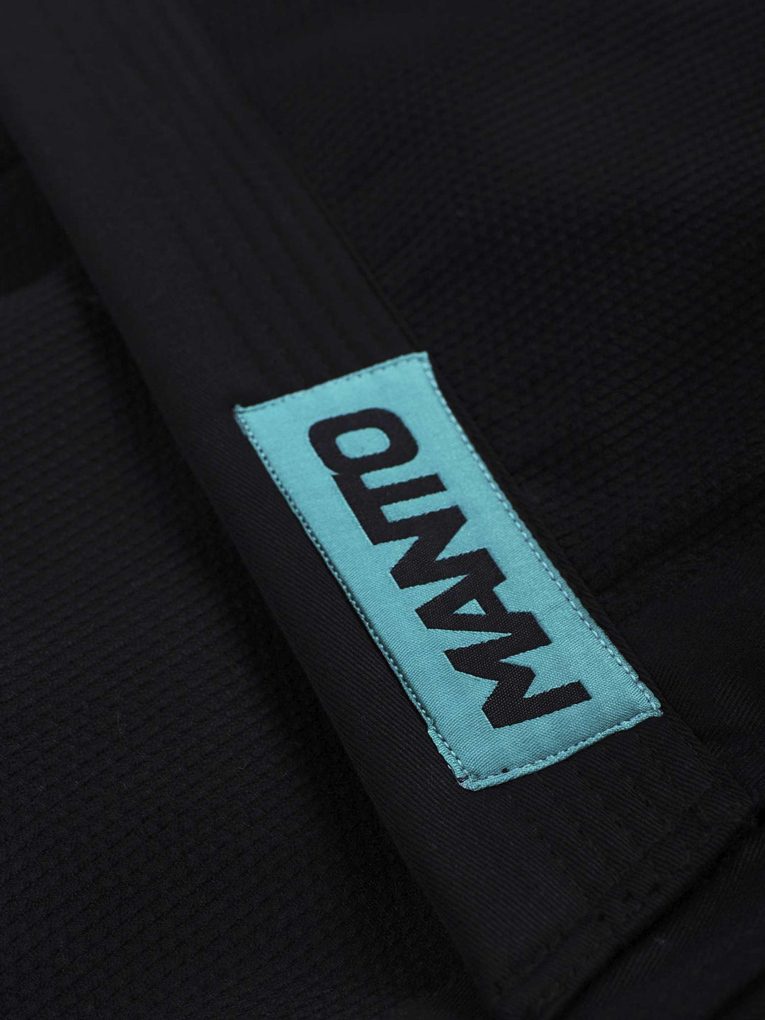Kimono BJJ Manto X5 negro turquesa 9