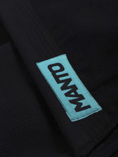 Kimono BJJ Manto X5 negro turquesa