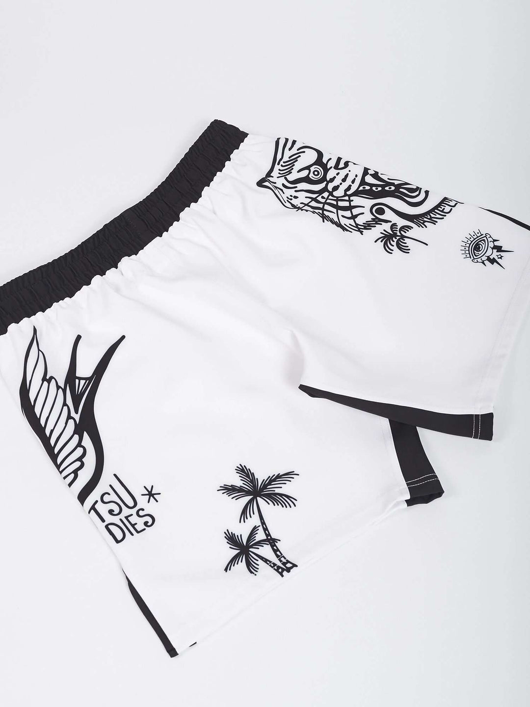 Fightshort Manto MIKO blanco 3
