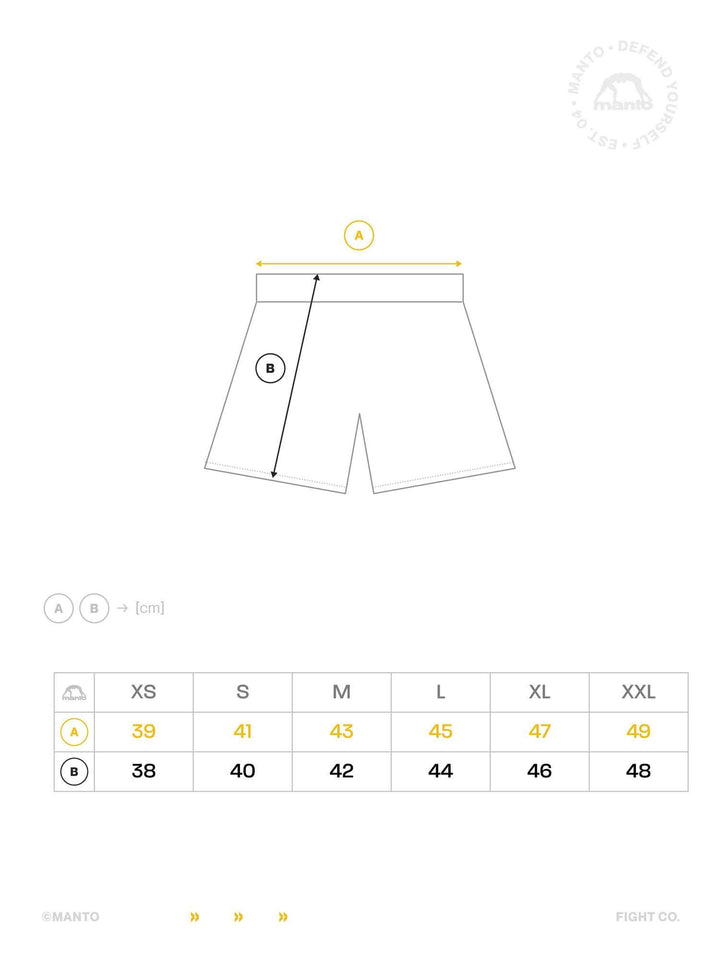 Fightshort Manto MIKO blanco