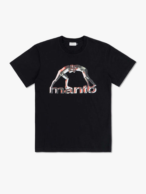 Camiseta Manto metal negra
