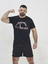 Camiseta Manto metal negra