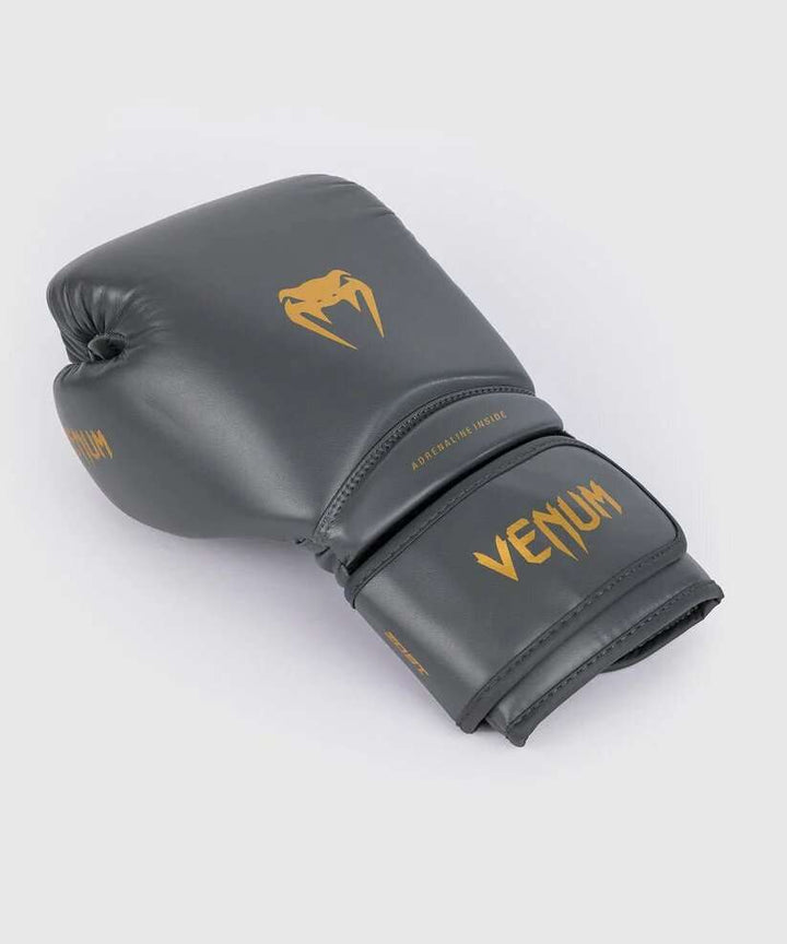 Guantes boxeo Venum contender 1.5 gris dorado 4