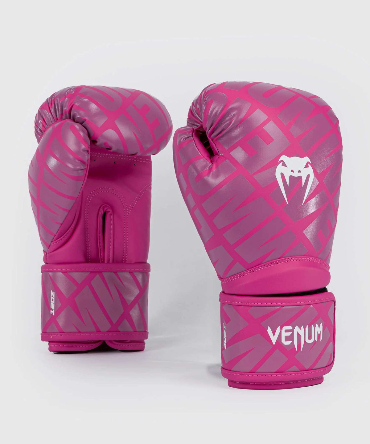 Guantes kick boxing Venum contender 1.5 blanco rosa
