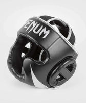 Casco boxeo Venum challenger negro plata