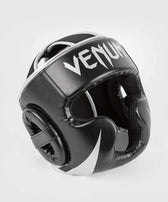 Casco boxeo Venum challenger negro plata
