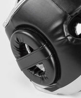 Casco boxeo Venum challenger negro plata