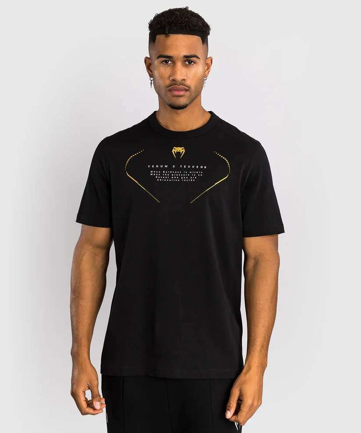 Venum x tekken 8 Marshall Law camiseta negro rojo dorado 1