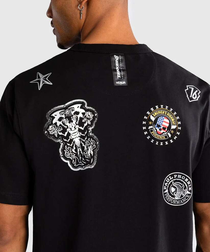 Camiseta Tekken 8 Venum Paul Phoenix negra 3